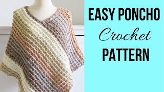 Crochet Poncho Pattern for Women [upl. by Pilihp]