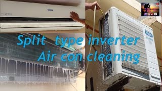 Split Type Inverter Air con Cleaning  Koppel 25hp [upl. by Ysnap]