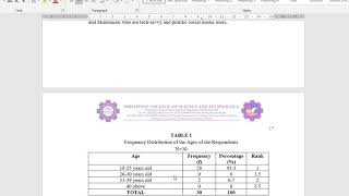 How to Interpret Statistical Table ng Research [upl. by Nahtnhoj]