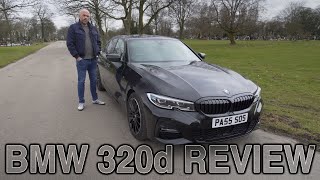 BMW 3 Series Review  320d MSport [upl. by Nylrebmik]