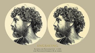 Engraving Photoshop actions [upl. by Laup]