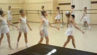 very first steps in Academy of Russian Ballet preparatory class [upl. by Sevart]