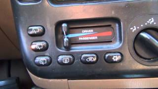 How to Hvac calibration 19962000 Chrysler Minivans [upl. by Giffer]