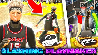 New 6’8 SLASHING PLAYMAKER HOF SHOOTING ELITE CONTACT DUNKS BEST ISO BUILD IN NBA 2K24 [upl. by Zaremski]