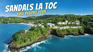 Sandals Regency La Toc St Lucia  Full Walkthrough Resort Tour amp Review  4K 2021 [upl. by Veator]