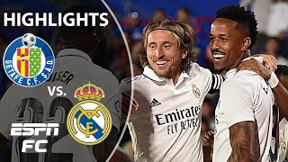 Getafe vs Real Madrid  LaLiga Highlights  ESPN FC [upl. by Louise]