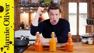 How to make Chilli Sauce  Jamie Oliver [upl. by Yekcin]