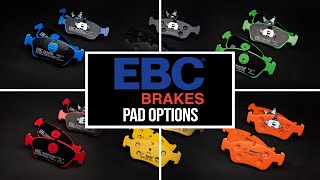 EBC Brakes  Automotive Pad Options [upl. by Enirehtak551]