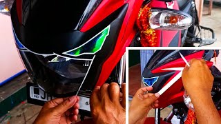 Apache Rtr 2022 Headlight New design Modified [upl. by Gawen190]