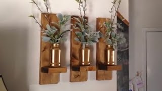 Easy DIY Sconces CMRW31 [upl. by Binnie]