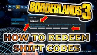 Borderlands 3 Tutorial  How To Redeem Shift Codes In Game And Where To Find  Get Shift Codes [upl. by Ydnec]