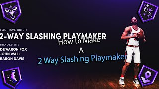 How To Make A 2 Way Slashing Playmaker In NBA 2K22 Next Gen [upl. by Verdie677]