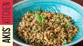 How to cook Bulgur Wheat  Akis Petretzikis [upl. by Analos623]