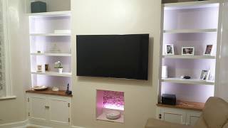 DIY Alcove Shelves and Cabinet [upl. by Ohara903]