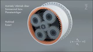 Funktionsweise eines Planetengetriebe  How does a planetary gear works [upl. by Wyatt]