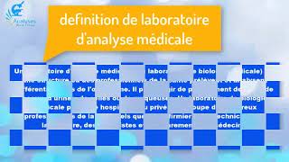 Laboratoire d’analyse médicale Agadir [upl. by Noitsirhc278]