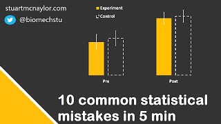 Ten Statistical Mistakes in 5 Min [upl. by Onit719]