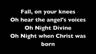 Mariah Carey  O Holy Night Karaoke Instrumental with Lyrics [upl. by Anaili]