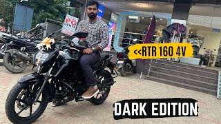 Apache RTR 160 4V Dark Edition Complete Review [upl. by Aihsrop]