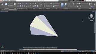 AutoCAD  Hexagonal Pyramid [upl. by Hedges631]