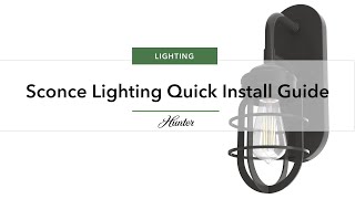 HowTo Install a Sconce Light [upl. by Ennael]