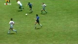 Diego Maradona Argentina England 2 0 14 Finals World Cup 1986 Dutch commentary [upl. by Terry364]