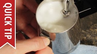 How to AutoFroth Milk for Lattes [upl. by Yanetruoc]