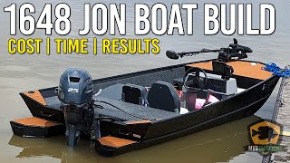 1648 Jon Boat Build  Bass Boat Conversion COMPLETE WALKTHROUGH [upl. by Preuss]