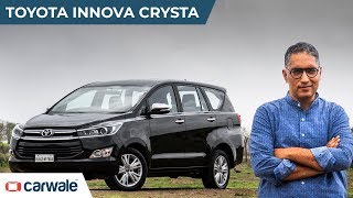 Toyota Innova Crysta Review  Here is why Everyone Wants One  CarWale [upl. by Oahc]