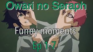 Seraph of the End Owari no Seraph Funny Moments ep 17 English Dub [upl. by Oiled621]