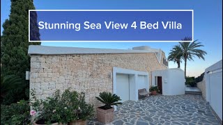 4 Bed Sea View Villa Javea Spain [upl. by Brindle]