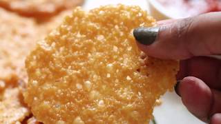 Baked Parmesan Crisps [upl. by Ahseken992]