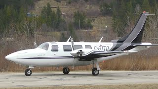 Fastest Twin Piston Aircraft  Piper Aerostar 702P Landing [upl. by Ayhay370]