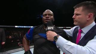 Fight Night Halifax Derrick Lewis Octagon Interview [upl. by Morganica]