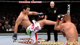 Lyoto Machida vs Randy Couture Highlights Karate Kids Crane Kick KO lyotomachida mma ufc ko [upl. by Suolekcin]