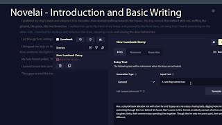 NovelAI  Introduction and Basic Writing [upl. by Ramhaj]