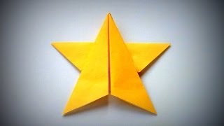 Origami  How to make a STAR [upl. by Martie138]