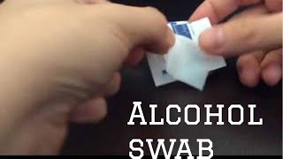 Alcohol swab [upl. by Erminia274]