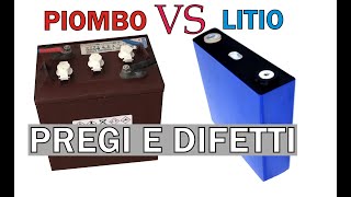 BATTERIE LITIO O PIOMBO pregi e difetti [upl. by Lucina6]