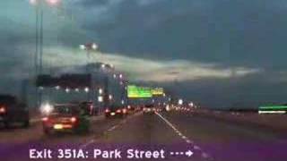 Jacksonville FL Night Freeway Tour [upl. by Merrilee]