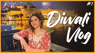 Diwali in Udaipur 😍 🪔  Part 2  Nagma Mirajkar [upl. by Yzzo92]