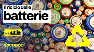 Il riciclo di pile esauste e batterie delle auto [upl. by Ecraep70]