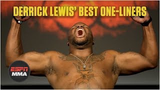 Derrick Lewis’ best oneliners in the UFC  ESPN MMA [upl. by Darahs]