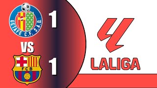 BarcelonavsGetafe  LA LIGA  11825 [upl. by Jock]