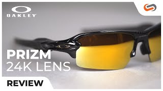 Oakley PRIZM 24K Lens Review  SportRx [upl. by Arocat690]