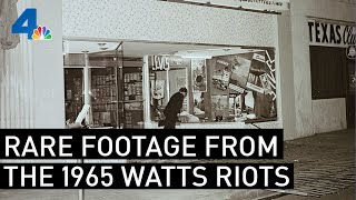 Rare Footage of the 1965 Watts Riots  From the Archives  NBCLA [upl. by Mayne232]