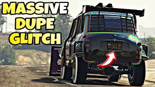 Massive Car Duplication Glitch in GTA Online [upl. by Ahsekram]