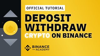 How to Deposit amp Withdraw Crypto on Binance  Binance Official Guide [upl. by Caesaria]