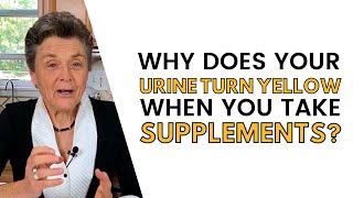 Why does my urine turn yellow with supplements [upl. by Tnert]