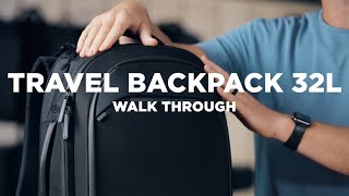 Travel Backpack 32L Walk Through  NOMATIC Navigator Series [upl. by Nomzed]